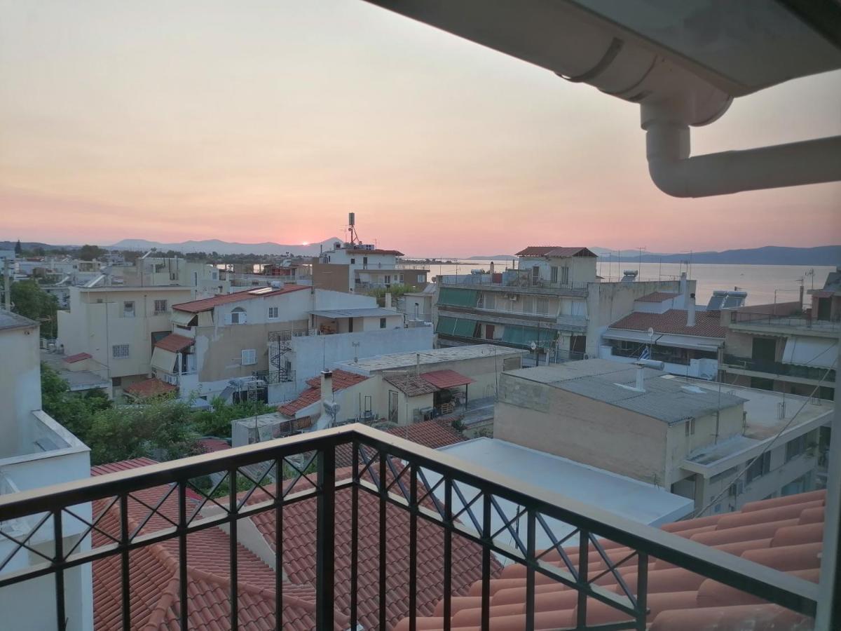 Attic View Palatia Apartman Nea Palatia Kültér fotó